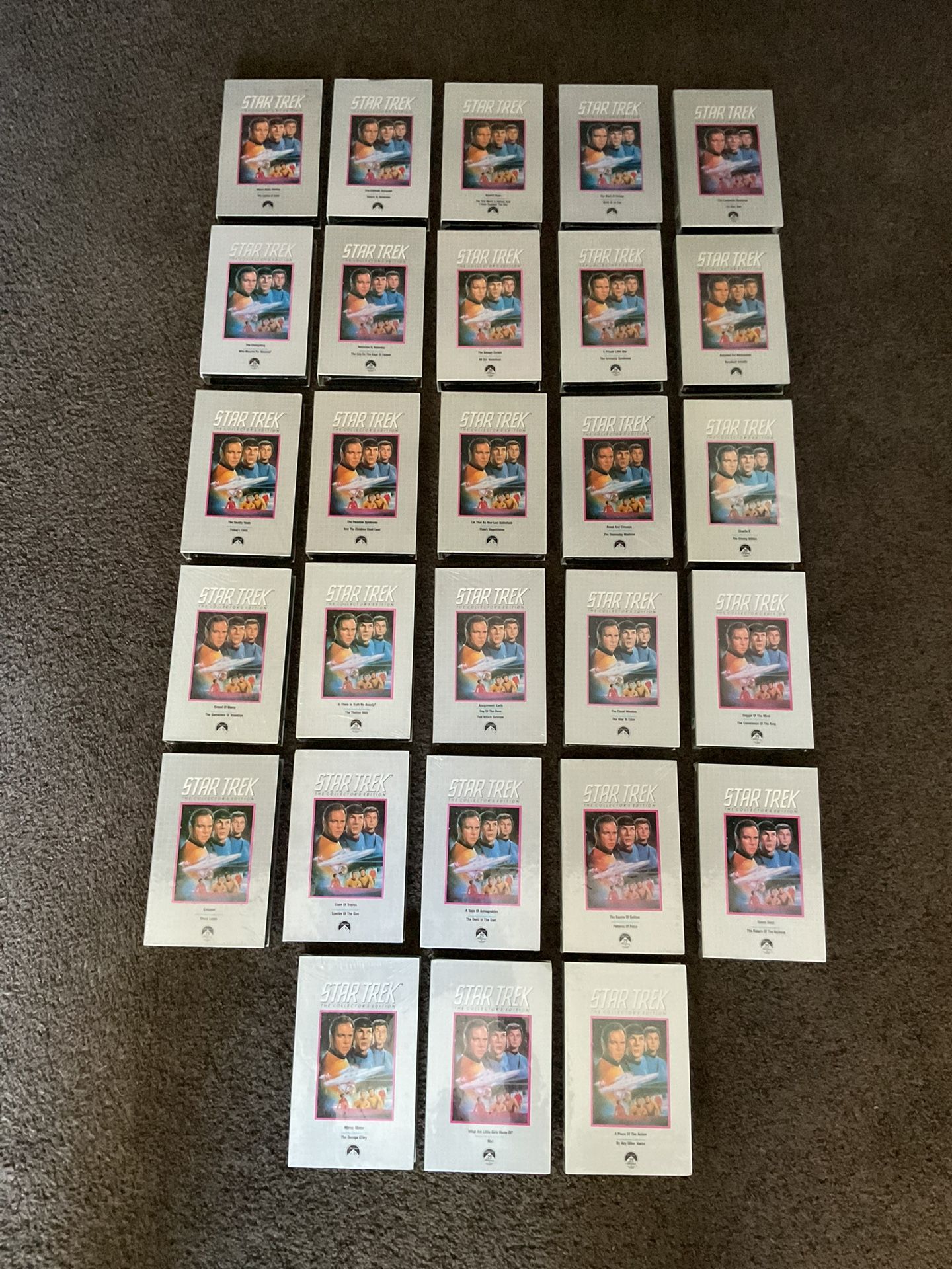 Star Trek Collectors, Edition Factory Sealed Vhs Movies