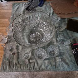 Crystal Punnch Bowl