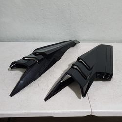 Carbon Flash Rear Intake Ports Trim For Corvette C8 Stingray Z51 Z06 Coupe 2020+