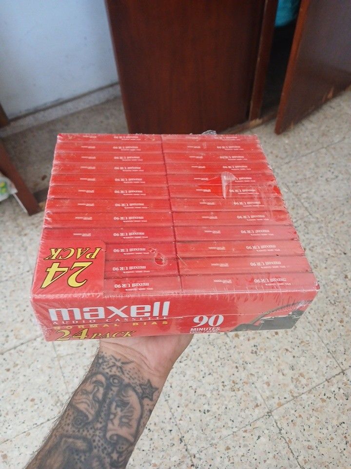 Lot Sealed Sony HF Maxell Audio Cassette + Hi8 8mm Video Tapes Blank Media 