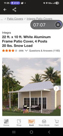 10x22 Patio Cover