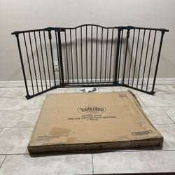 Extra Wide Pet Gate / Baby Gate - Fits Openings 38.3” - 72”