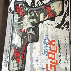 Large Glock Graffiti" toy gel blaster
