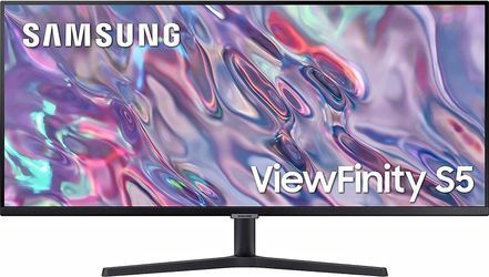SAMSUNG 34" ViewFinity S50GC Series Ultra-WQHD Monitor, 100Hz, 5ms, HDR10, AMD FreeSync