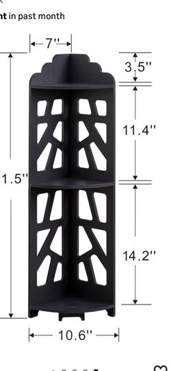 Corner Shelf – Space-Saving 3-Tier PVC Organizer