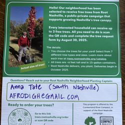 Free trees in Nashville!