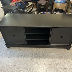 Black Entertainment Center Slightly Used  