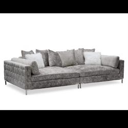 2 piece huge sectional couch set