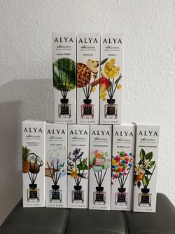 Alya Nature's Scents Reed Diffusers – Set of 9