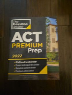 Free 2022 ACT Premium Prep book