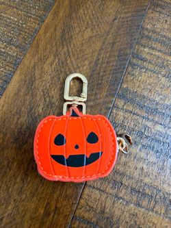 Halloween Pumpkin Keychain Pouch