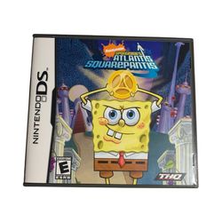 SpongeBob’s Atlantis Squarepantis Nintendo DS Complete W/ Manual TESTED