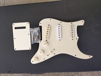 FOR SALE ! FENDER USA LOADED PICKGUARD ! WAS GOING TO BE FOR A FENDER STRAT GUITAR BUILD BUT PLANS CHANGED $150  ! THANKS !