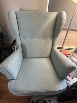 Teal Accent Strandmon Chair