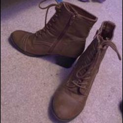 brown heel boots
