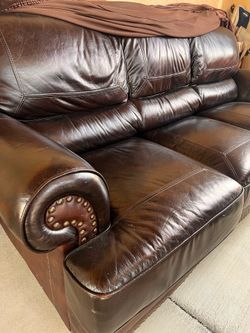 Leather sofa