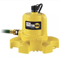 Wayne 1/6 HP WaterBUG Utility Pump Multi-Flo