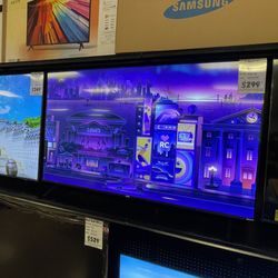 ONN 65” 4K Smart LED TV Roku Apps Includes Store Warranty And Financing Available! 