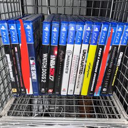 PS4 GAMES (good condition)