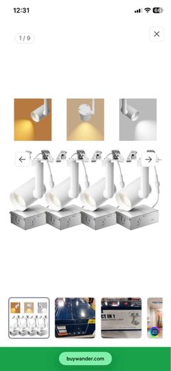 4 pack recession lights for ceiling