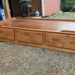 Twin Bed With Drawers