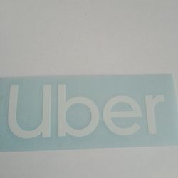 Uber ( Sticker ) For Your Ride