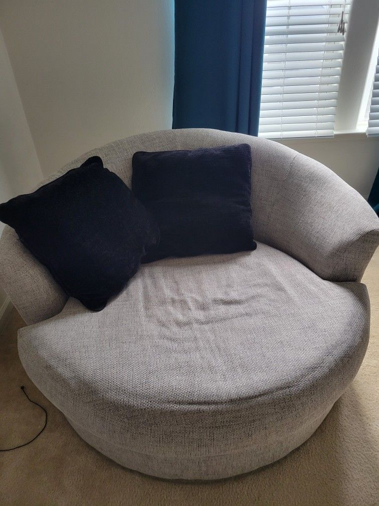 Oversized Swivel Chair