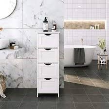 Bathroom Floor Cabinet, Bathroom Storage Organizer Rack Stand