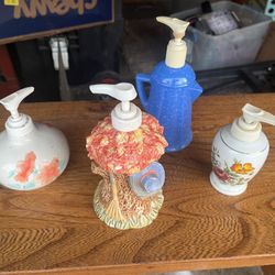 Vintage Soap Dispensers 