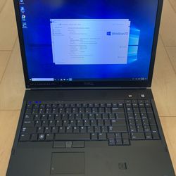 DELL PRECISION M6500 Laptop Quad Core i7 1.87ghz 16GB NVIDIA Gaming 500GB Photoshop Office 2016