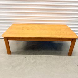 Wood Coffee Table 52”x26x16.5”