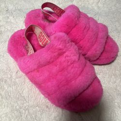 Pink Ugg Slides 
