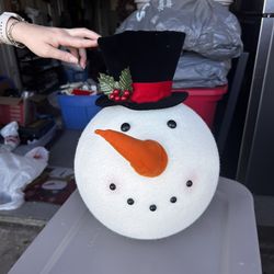 HUGE SNOWMAN HEAD
