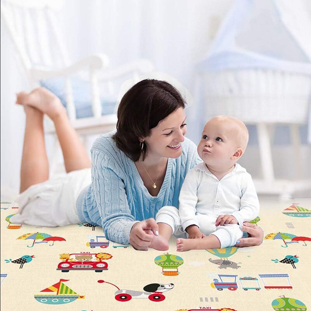 Non-toxic Foldable Baby Play Mat Double-sided Patterned Children's