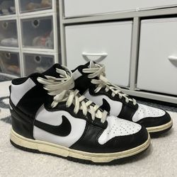 Nike Dunk High Vintage Black