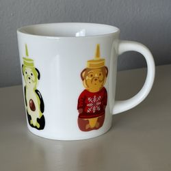 Williams-Sonoma FNNCH 14 oz Honey Bear Mug, "Avocado Bear" and "Holiday bear" Mug 