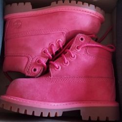 Toddler Pink Timberlands