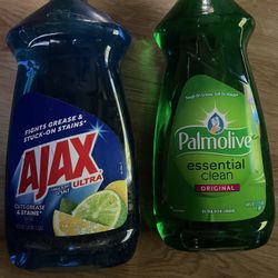 AJAX ULTRA(CITRUS SCENT & SALT) and Palmolive (Original)