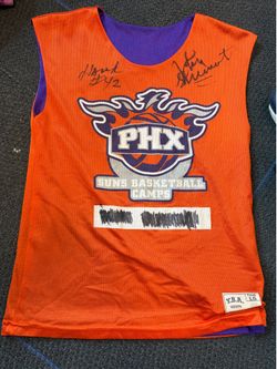 Signed camp jersey from the Phoenix suns camp
