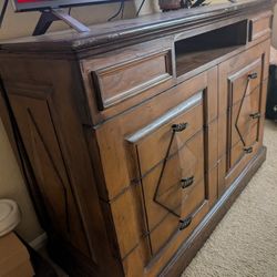 Wood Dresser/Tv Stand