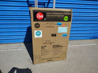 Tankless water heater 8.4 propane exterior 3 shower non condensing 180k BTU