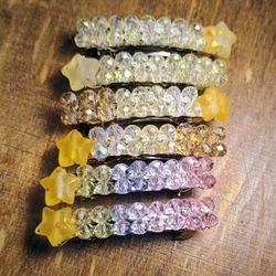 Handmade Shooting Star Barrettes