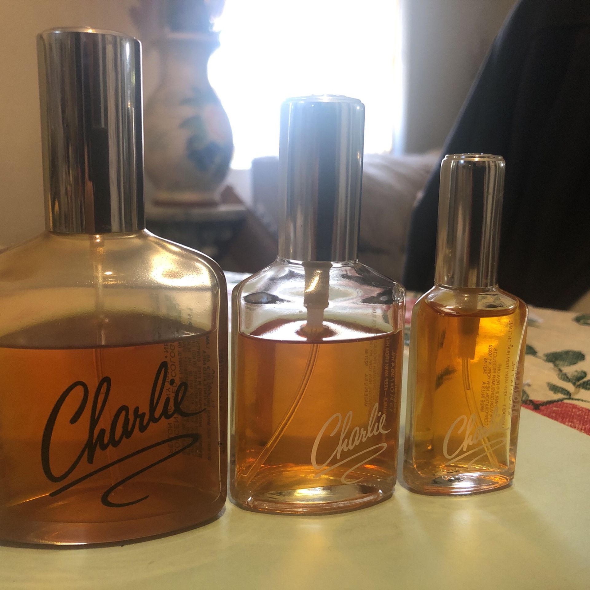 (3) Charlie Spray Perfumes 3.5ozs. Read Description 