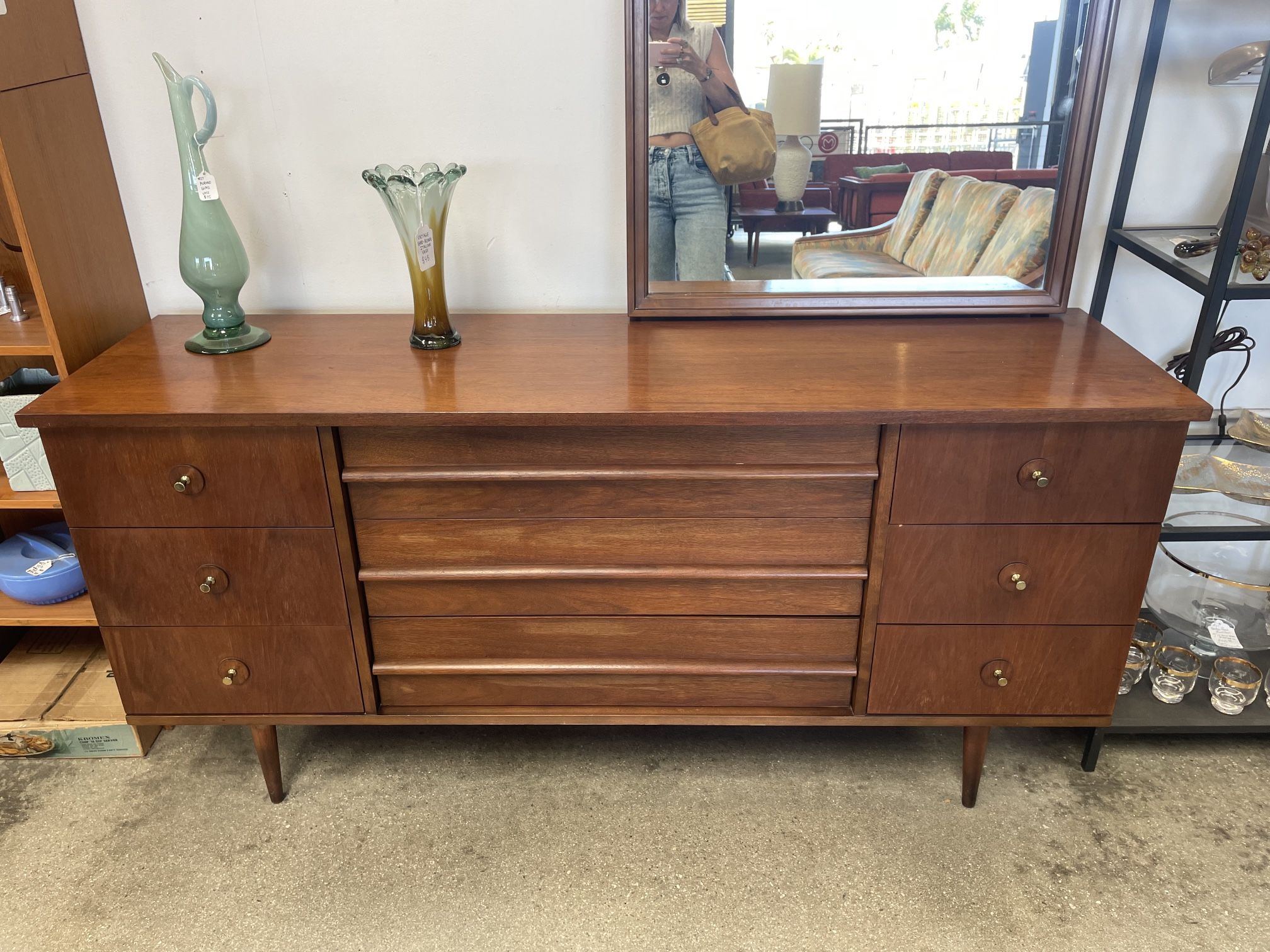 The Hanover Line MCM Dresser Mirror (Mirror Only)