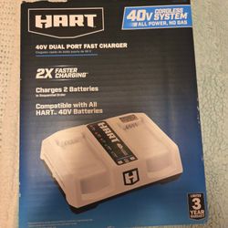  40v Dual Port Fast Charger 