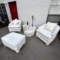 Set of armchairs In White 