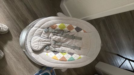 Free baby swing and water tummy mat and a car mirror to see baby