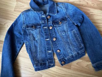 Girls jean jacket size 8