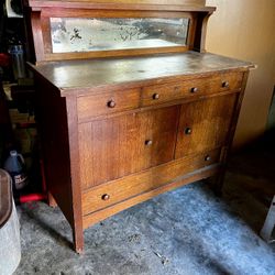 Quarter Sawn Oak Sideboard