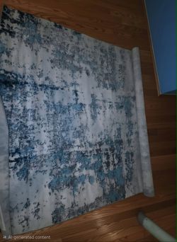 Surya Sunderland SUN-2300 Area Rug 8x10 Modern Blue Gray Abstract Large 7'10"x10'3"